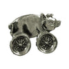 Biker Pins HOG on wheels biker pin large - Fits to your jacket, vest, backpack or anywhere else you want; 1-5/8x1-1/4 inch