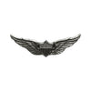 Biker Pins Aviator wings pin - Fits to your jacket, vest, backpack or anywhere else you want; 2-1/4x3/4 inch