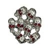 Biker Pins 8 Skull pin - Fits to your jacket, vest, backpack or anywhere else you want; 7/8x7/8 inch
