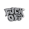 F*CK OFF PIN - Fits to your jacket, vest, backpack or anywhere else you want; 7/8x5/8 inch
