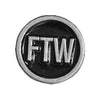 FTW BIKER GAMER PIN - Fits to your jacket, vest, backpack or anywhere else you want; 3/4 inch diameter