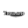 LARGE TRIUMPH PIN - Fits to your jacket, vest, backpack or anywhere else you want; 2-1/8x1/4 inch