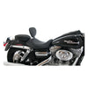 Mustang, Wide Tripper Forward solo seat. With rider backrest - 06-17 Dyna (excl. 14-17 Fat Bob) (NU)