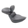 Mustang, Touring Sport passenger seat. Recessed - 06-10 FXST with 200mm tire; 07-17 FLSTF Fatboy; 08-11 FLSTSB Cross Bones (NU)