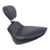 Mustang, Sport Touring solo seat, with rider backrest - (00-15 Softail with 150 tire, excl. Deuce) 05-15 FLSTN; 07-15 FLSTC; 00-05 FLSTSC; 00-07 FLSTS (NU)