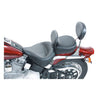 Mustang, Wide Touring passenger seat. With recess - 00-15 Softail with 150 tire, excl. Deuce); 05-16 FLSTN; 07-16 FLSTC; 00-15 FLSTSC; 00-07 FLSTS