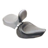 Mustang, Wide Touring solo seat. With rider backrest - 06-17 Dyna (excl. 14-17 FXDF Fat Bob) (NU)