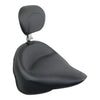 Mustang, Wide Touring solo seat. With rider backrest - 00-06 Softail with up to 150 stock tire (excl. Deuce) (NU)