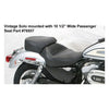 Mustang, Wide Touring solo seat - 04-21 XL with 2.1 & 3.3 gallon fuel tank