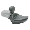 Mustang, Wide Touring solo seat. With rider backrest - 04-21 XL with 4.5 gallon fuel tank