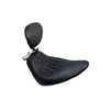 Mustang, Wide Tripper solo seat. With rider backrest - 00-05 FLSTS Heritage Springer; 05-15 FLSTN De Luxe; 07-15 FLSTC Heritage Classic; 06-07 FLSTSC Springer Classic(NU)