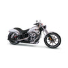 Mustang, Tripper Fastback 2-up one-piece seat - 13-17 Softail FXSB Breakout (NU)