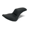 Mustang, Fastback 2-up seat by Perewitz - 06-17 Softail with 200mm tire. 06-10 FXST; 07-17 FLSTF Fat Boy; 08-11 FLSTSB Cross Bones (NU)