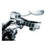Kuryakyn, ISO contoured throttle boss. Right, chrome - Fits Kuryakyn ISO-grips, ISO-flame grips and Transformer grips