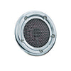 Crusher® Velociraptor® air cleaner only. Chrome - Bolt pattern of 90-17(NU)B.T (excl. M8) and 88-22 XL with CV carb/Delphi inj (excl. e-throttle)