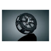 Kuryakyn, alley cat air cleaner cover. Black/Chrome - 99-16 Touring; 00-17 Softail; 99-07 Dyna; Kuryakyn Street Sleeper II and III; all Arlen Ness Stage 1 Big Sucker Kits