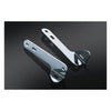Kuryakyn, front fork custom tie-down brackets. Chrome - 14-23 FLHT, FLHX