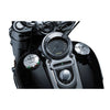 KURYAKYN, ZOMBIE LED FUEL/BATTERY GAUGE - 00-17(NU)Softail; 88-94(NU)FXR; 91-17(NU)Dyna; 94-22(NU)FLHR Road Kings; 15-24 FLTR Freewheeler trike