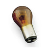 Kuryakyn, 12V turn signal bulb #1157. Amber glass -