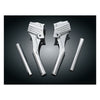Kuryakyn, FLT Deluxe frame neck cover kit. Chrome - 95-05 FLT, Roadking (NU)