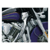 Kuryakyn, FLT Deluxe frame neck cover kit. Chrome - 95-05 FLT, Roadking (NU)