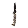 KNIFE SKULL & CLIP BLACK IVORY -