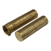 Weall, brass engraved grip set. Makato - 74-22 H-D with single or dual throttle cables (excl. Street) (NU)