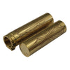 Weall, brass engraved grip set. Hiro - 74-22 H-D with single or dual throttle cables (excl. Street) (NU)