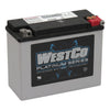 Westco, sealed AGM battery. 12 Volt, 20AMP, 340CCA - 80-96 FLT(NU)