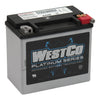 Westco, sealed AGM battery. 12 Volt, 19A, 325CCA - 91-96 Softail, Dyna (NU)