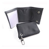 Amigaz Black Soft Leather Trifold Wallet -