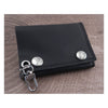 Amigaz Black Leather Full Grain trifold Wallet -