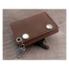 Amigaz Vintage Brown Leather Trifold Wallet -