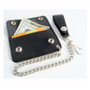 Amigaz Black Leather Biker Chain Wallet Jr. -