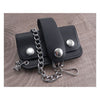 Amigaz Black Leather Biker Chain Wallet Jr. -