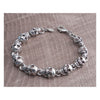 Amigaz Flat Skull Chain Bracelet 7,5" -