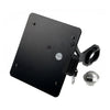 Cult-Werk, side mount license plate bracket, black. Germany - 18-23 Softail (excl. FXDRS)