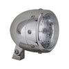 HKC, Retro 4-1/2" headlamp. Polished aluminum -