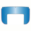 National Cycle, Beaded 7-bolt lower window. Blue - H-D with OEM 7-bolt pattern beaded windshield