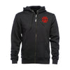 WCC red OG Classic zip hoodie black - Male; EU size 2XL