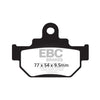 EBC Carbon X / TT series brake pads - Front: Suzuki: 86-88 DR 600 RG/RH/RJ (SN41A) (Rear drum model); 1989 DR 600 RK (SN41A) (Rear disc model); 85-89 DR 600 SF/SG/SH/SJ/SK (SN41A)