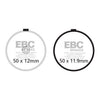 EBC V-pad Semi Sintered brake pads - Front: Suzuki: 78-80 GS 1000; 79-81 GS 850 GN/GT/GX