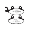 EBC Carbon X / TT series brake pads - Front: Yamaha: 89-95 XTZ 750 Super Tenere