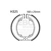 EBC plain brake shoes - Front: Honda: 1981 XL 500 SB