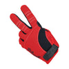 Biltwell Moto gloves red/black/white - size L