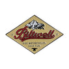 Biltwell enamel pin CRS red/beige -