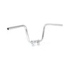 Fehling 1" apehanger narrow style chrome 25cm high - 82-22 H-D (excl. 08-22 e-throttle and 88-11 Springers) with 1" I.D. risers (NU)