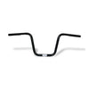 Fehling 1" apehanger narrow style black 25cm high - 82-22 H-D (excl. 08-22 e-throttle and 88-11 Springers) with 1" I.D. risers (NU)