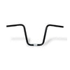 Fehling 1" apehanger narrow style black 30cm high - 82-22 H-D (excl. 08-22 e-throttle and 88-11 Springers) with 1" I.D. risers (NU)