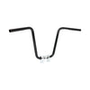 Fehling 1" apehanger narrow style black 35cm high - 82-22 H-D (excl. 08-22 e-throttle and 88-11 Springers) with 1" I.D. risers (NU)